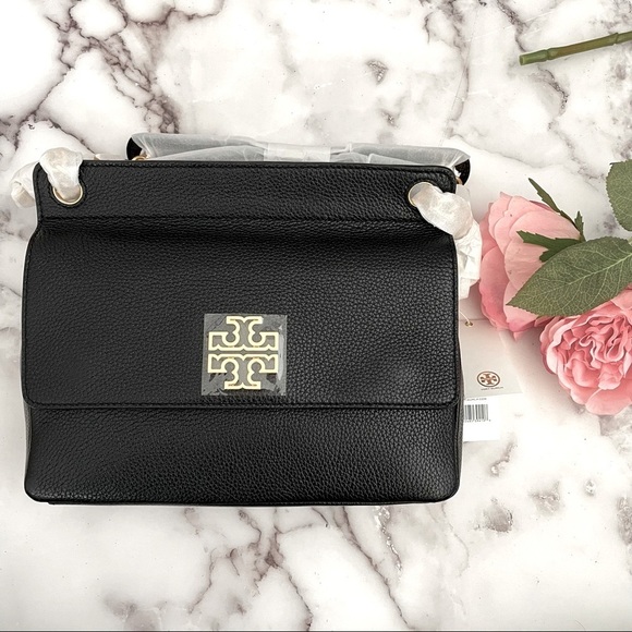 🆕 Authentic Tory Burch Britten Flap Shoulder Bag - Picture 1 of 10